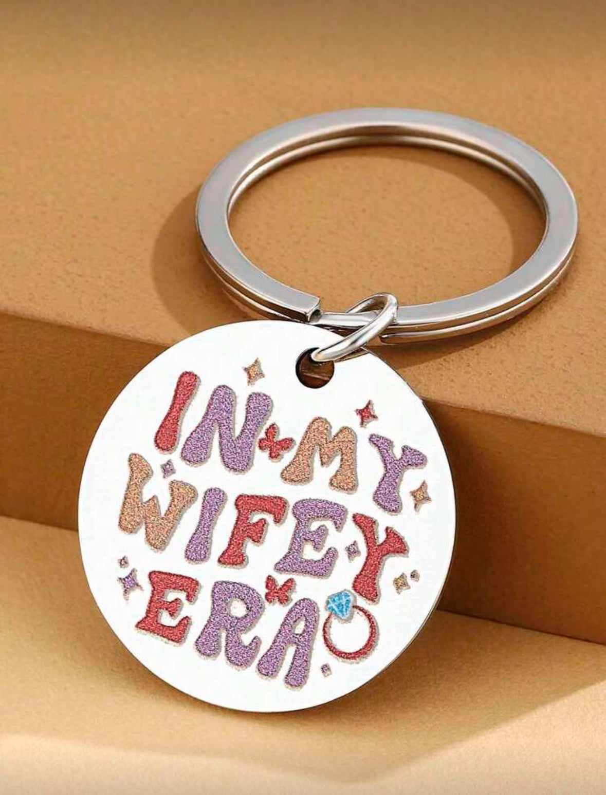 Wifey Era π keychain