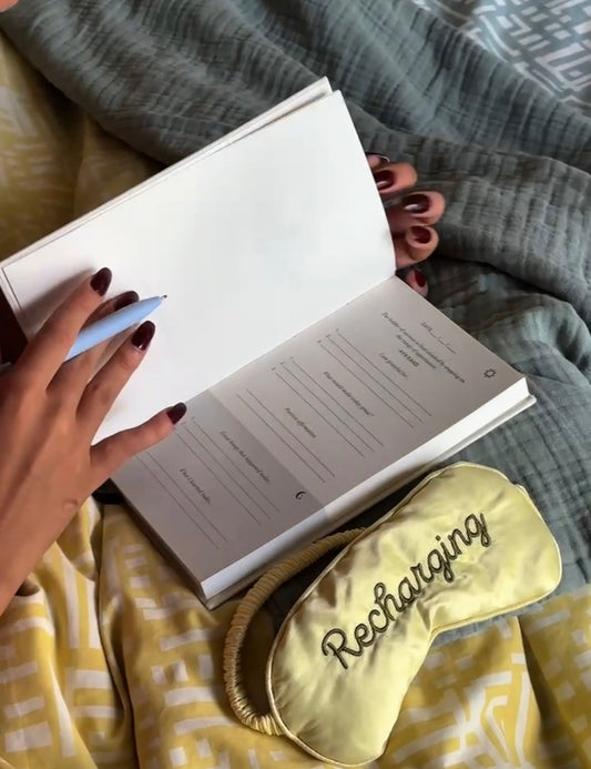 Recharging yellow-olive eyemask