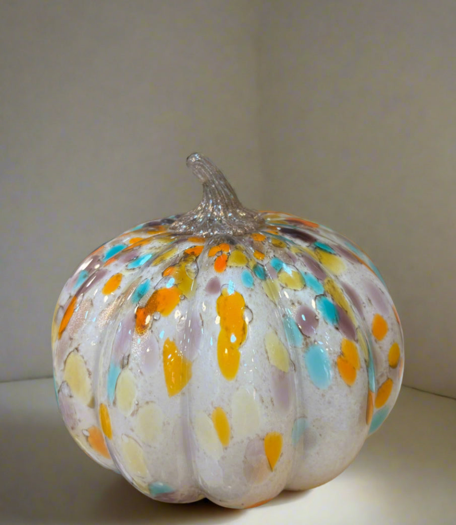 ✨ Confetti Glass Pumpkin
