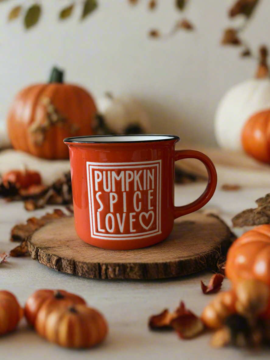 September Fall in love mug fall π