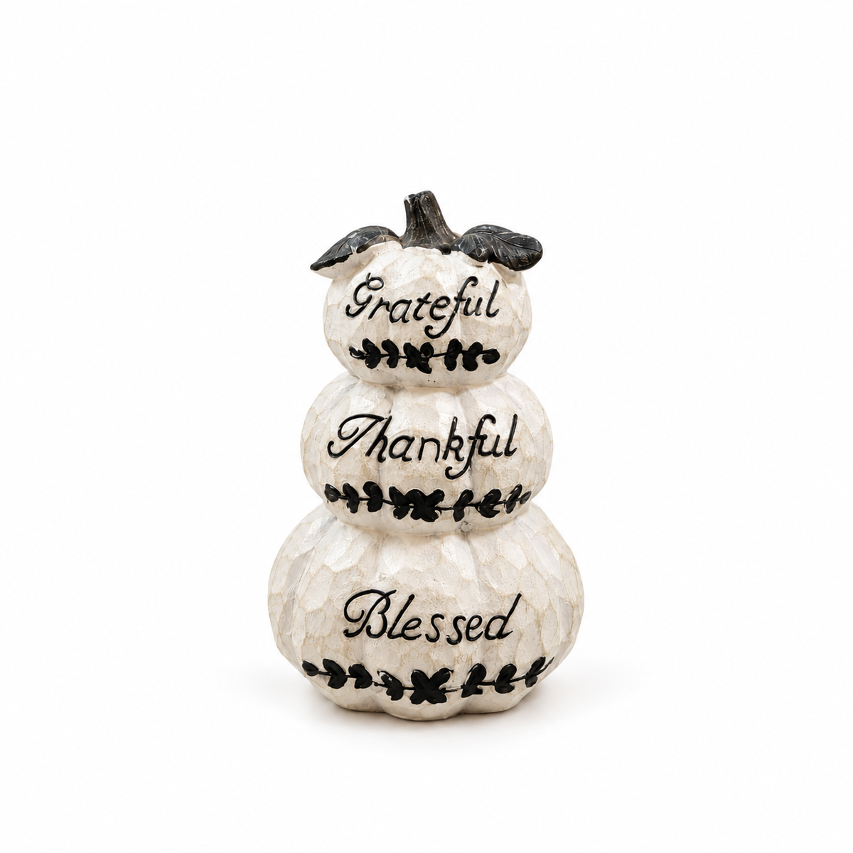 Grateful Thankful Blessed Pumpkin Stack