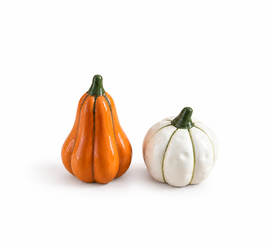 Harvest Pumpkin Salt & Pepper Set |Limited edition