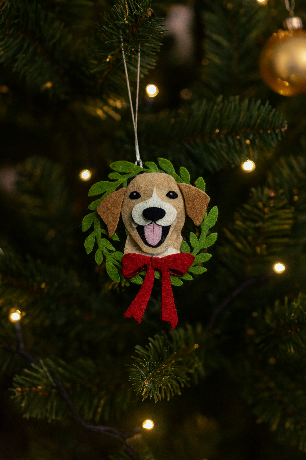 π Holiday Pup Trio β Felt Ornament Collection