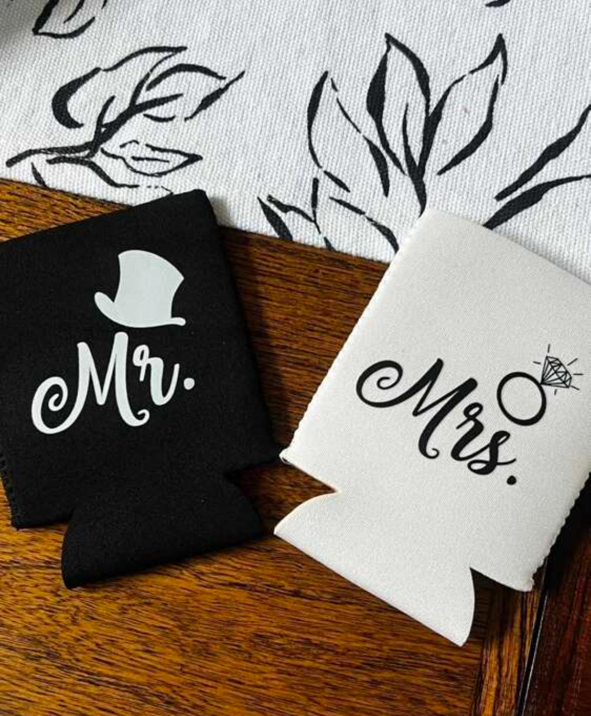 Bachelorette Can holders Bride& Groom