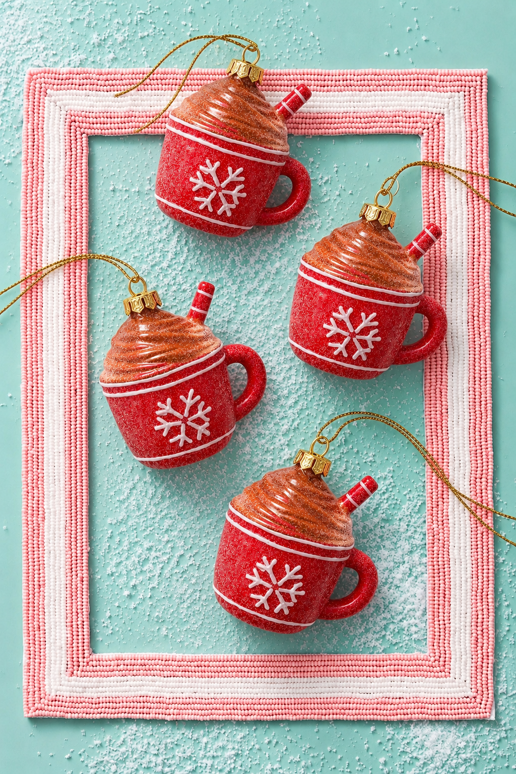 The Cozy Cocoa Collectible Christmas Ornament Set Of 2
