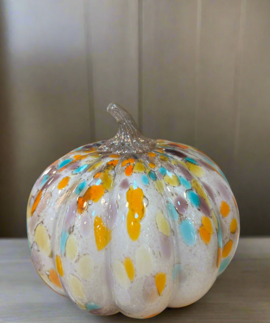 ✨ Confetti Glass Pumpkin