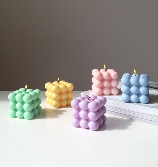 Bubble relaxation scented candle