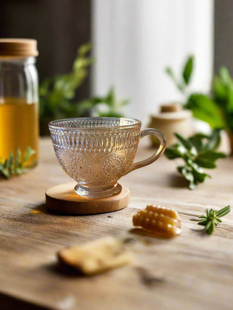 “Sip & Soften” Luxe Glass Mug