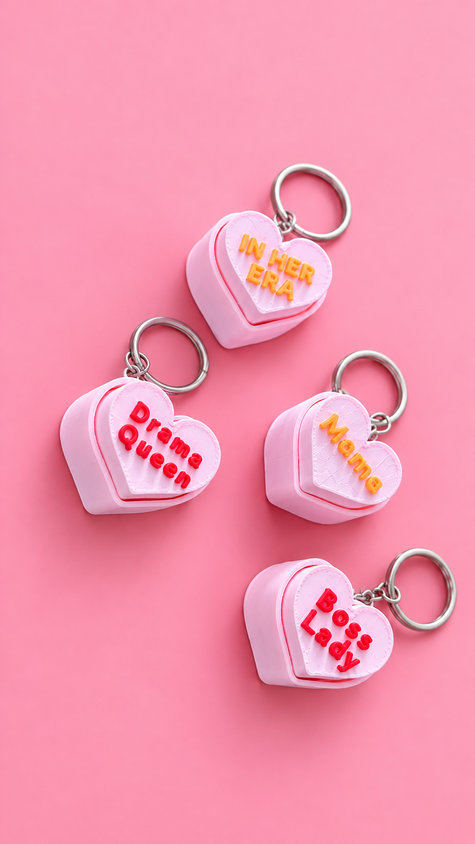 Clickable Stress Clicks β Fun 3D-Printed Fidget Keychain