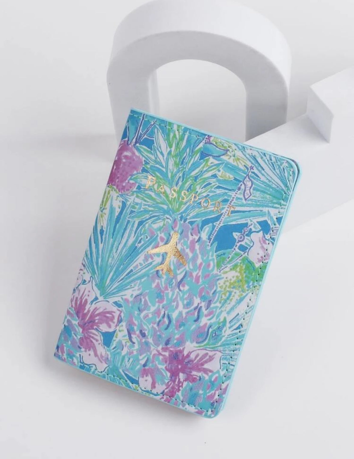 Floral Adventure Passport Cover