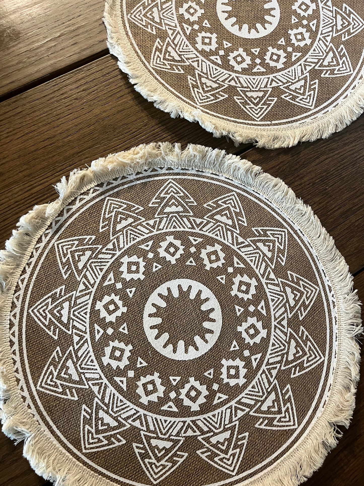 Boho plate placement