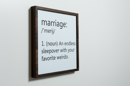 The Marriage Sleepover Frame