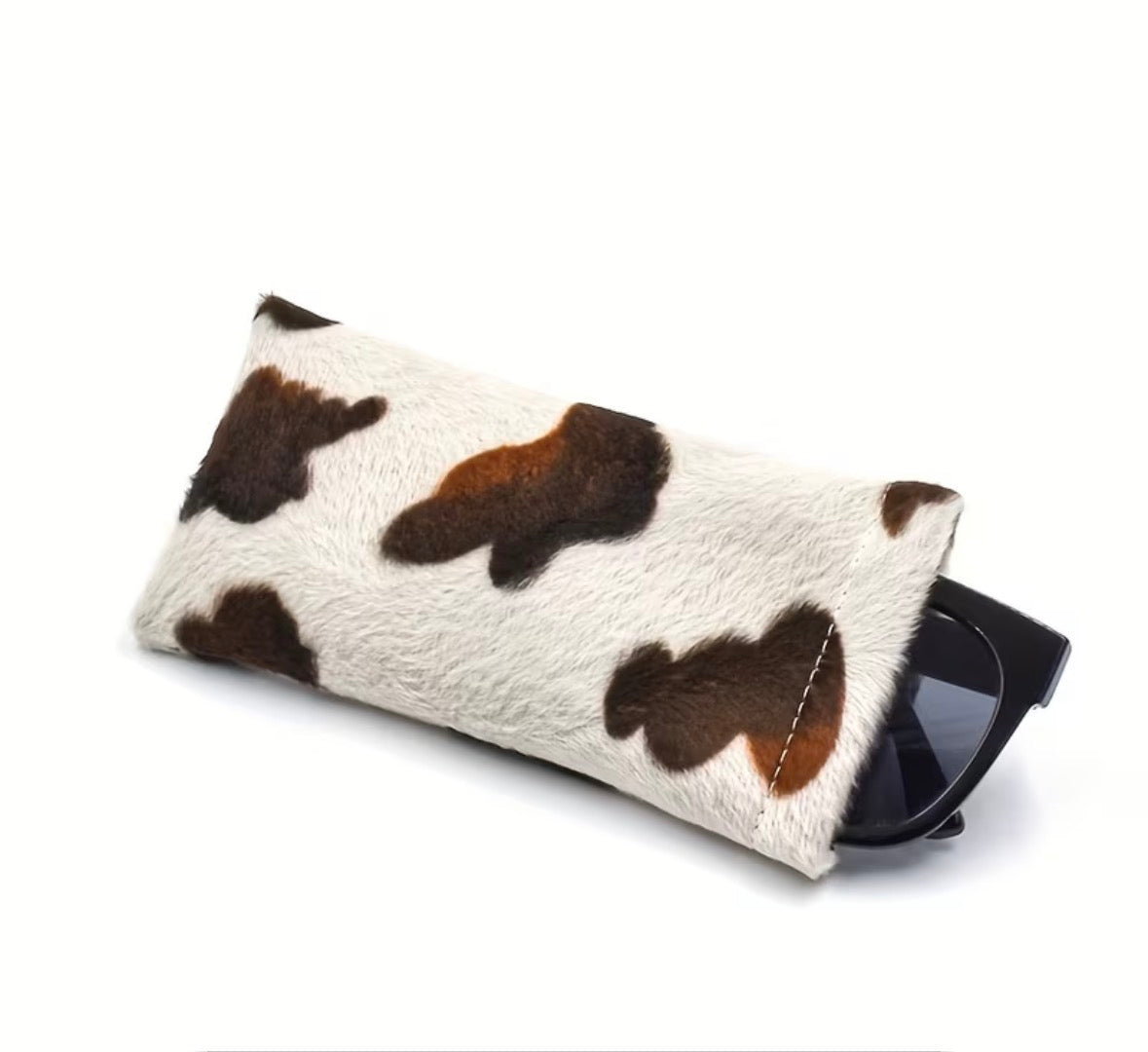 Cow Print It Girl Sunglasses Case