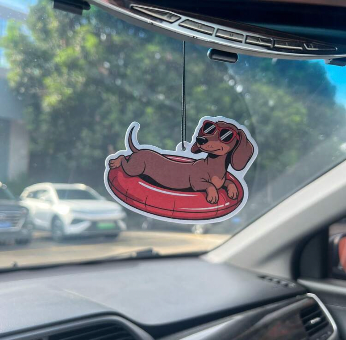 Floating dachshund Air freshener