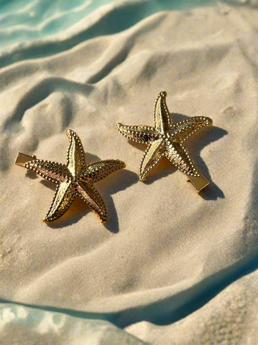 Golden Star Hair Clips💫