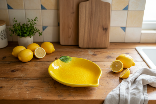 Squeeze The Day – Lemon Serve Plate 🍋