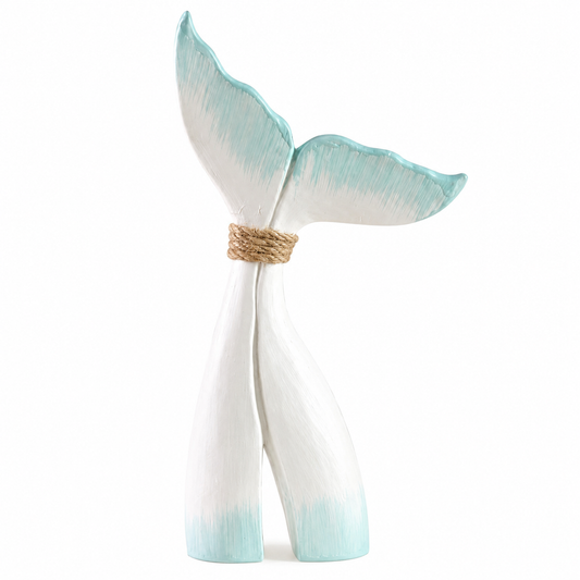 Coastal Whale Tail Decorative Sculpture – Available in 2 Sizes