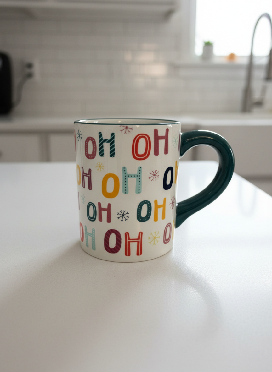 The Cheerful “Oh Oh Oh” Christmas Mug 🎄