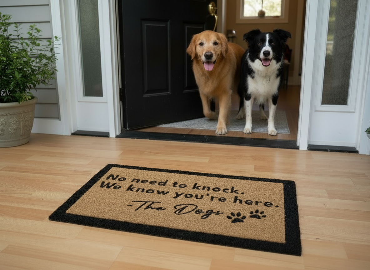 We know you’re here doormat 🐾