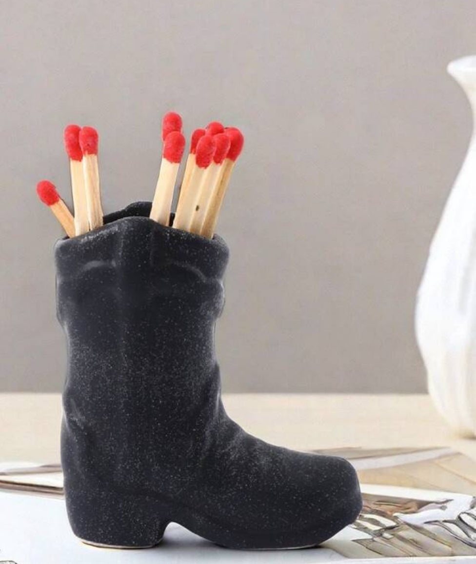 Cowboy Boot match Holder for candles