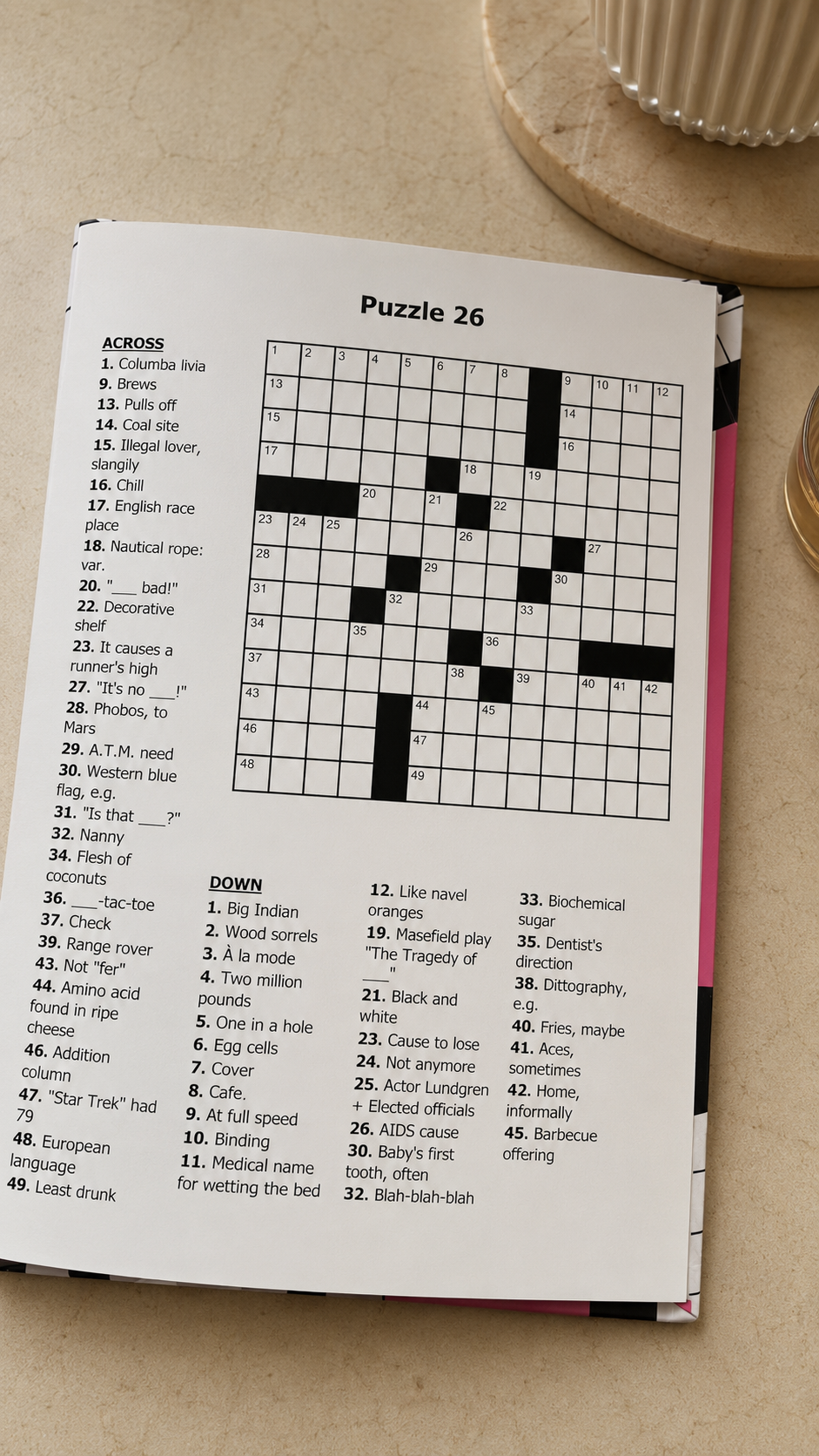 Crossword Puzzle Book for Women | 30 Addictive Crossword Puzzles with Solutions