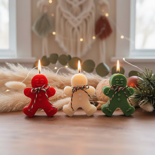 Set of 3 gingerbread candles| upto 60%sweetNovember limited discount✨