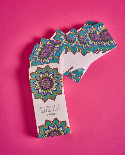 The wellness bundle: Yoga Bag+ Stressless Cards+ Satin Scrunchie