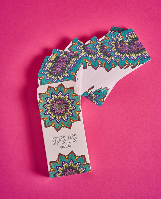The wellness bundle: Yoga Bag+ Stressless Cards+ Satin Scrunchie