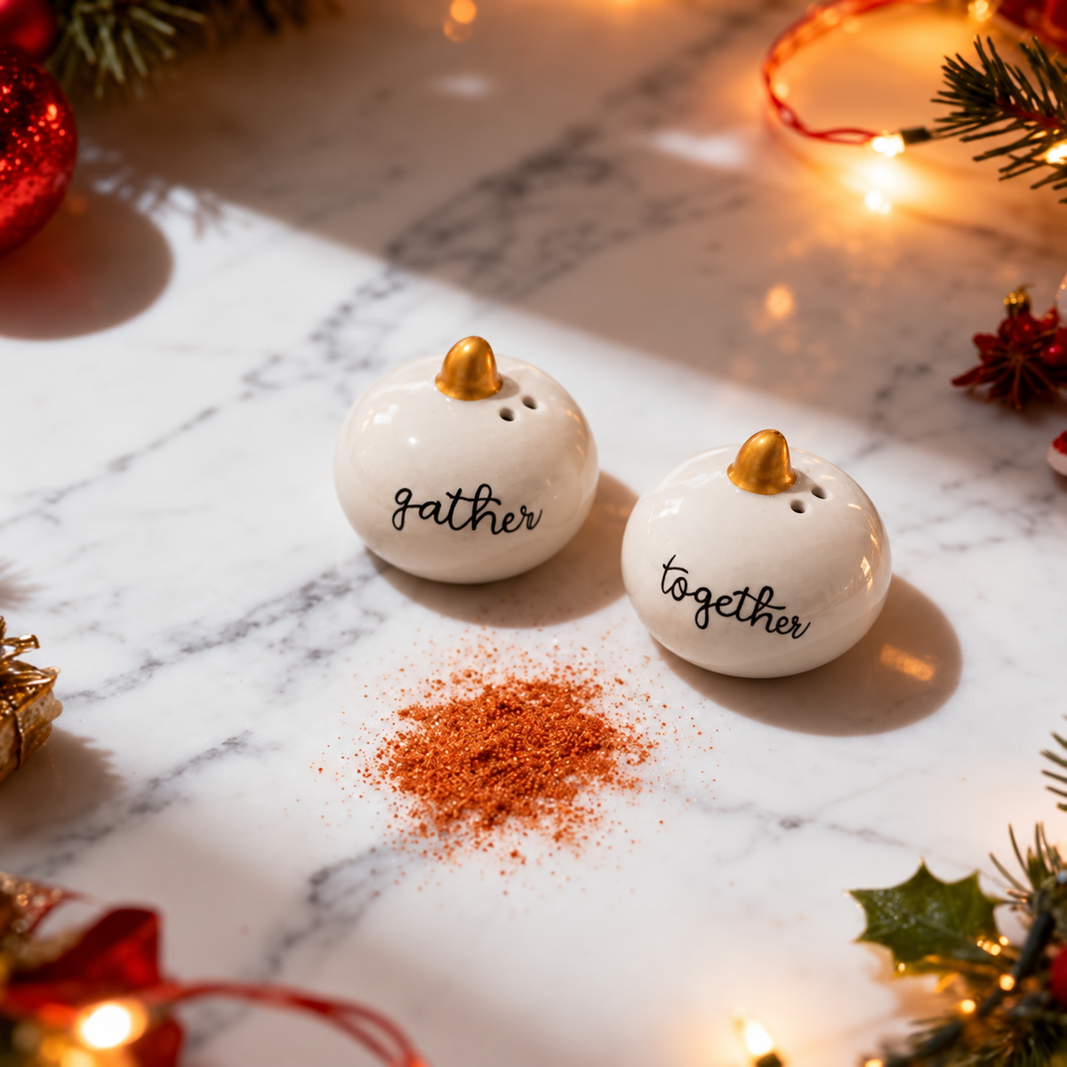 Gather Together Salt and Pepper Shakers