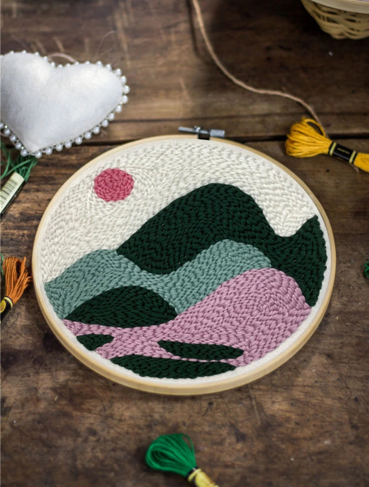 Calma embroidery kit
