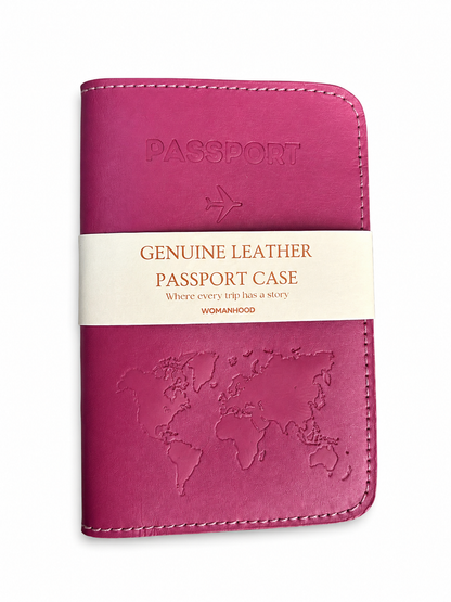 Passport to Anywhere — Genuine Leather Passport Holder Cover