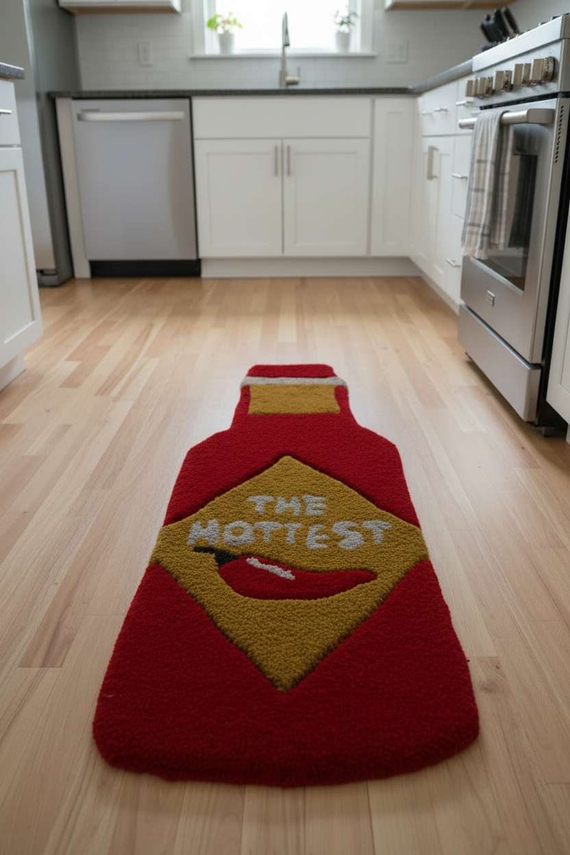 The Hottest — Handmade Statement Rug 🌶️