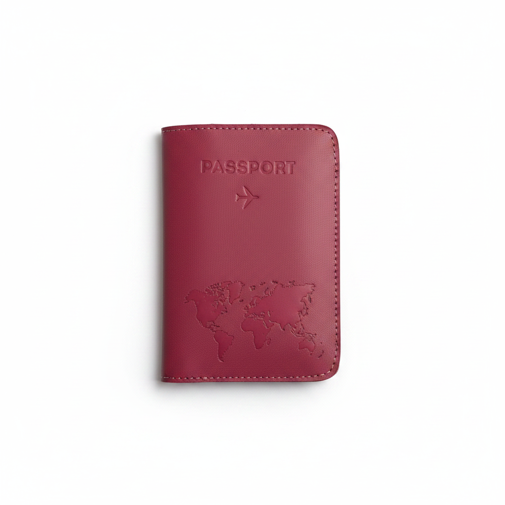 Wanderlust Genuine Leather Passport Cover