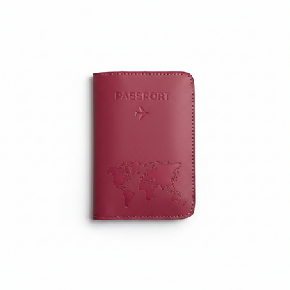 Wanderlust Genuine Leather Passport Cover