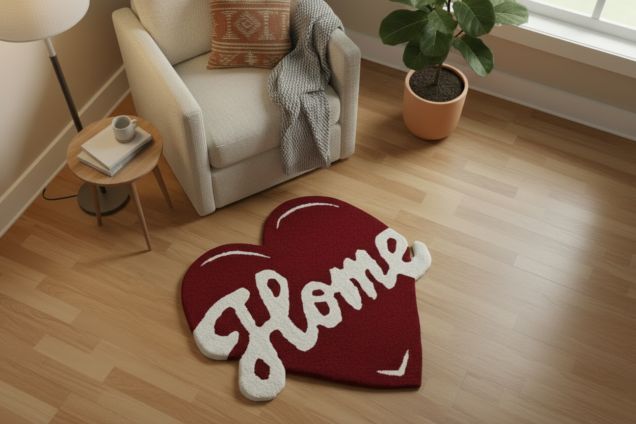 Home is where your heart is Rug