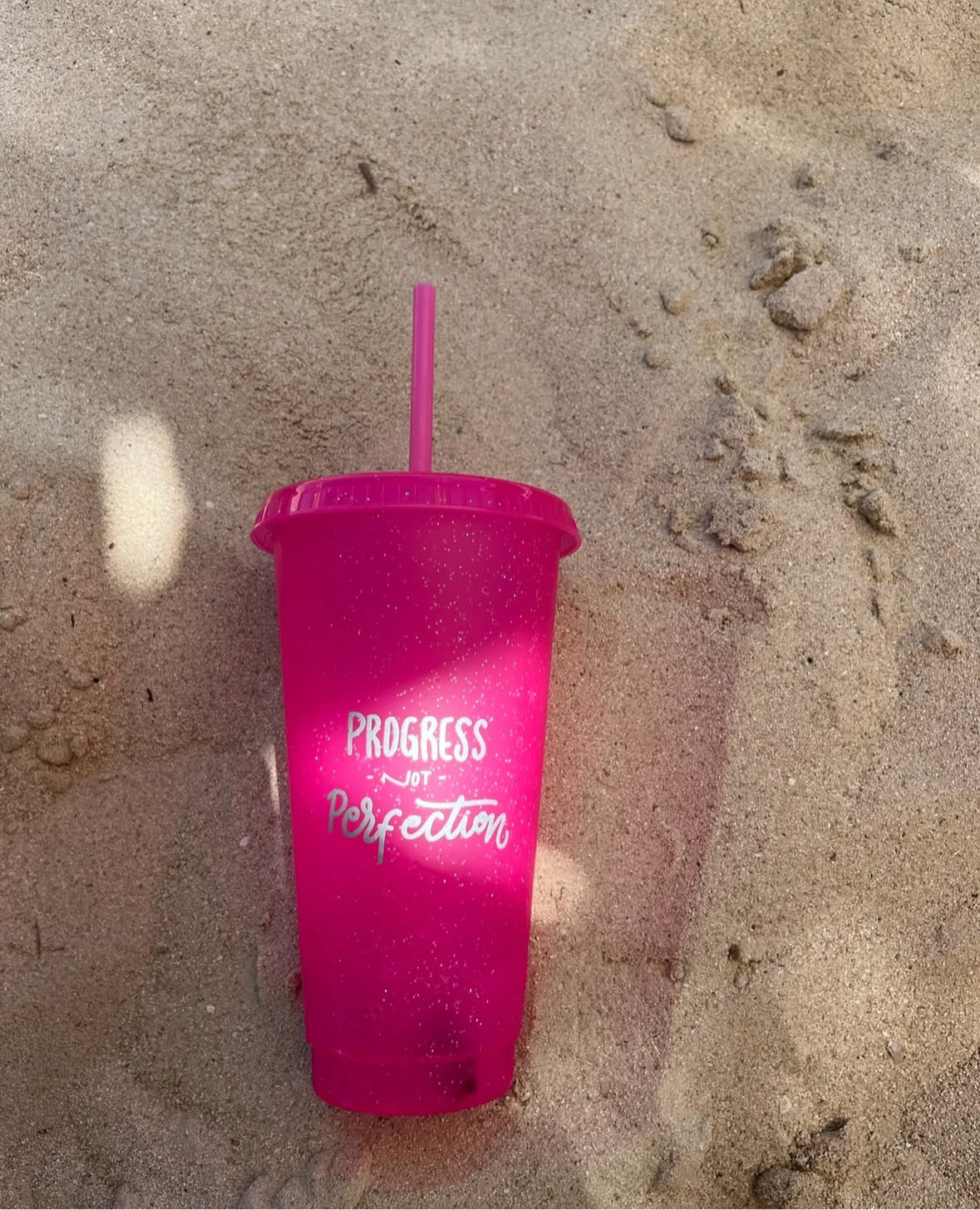 Progress Not Perfection Tumbler Cup