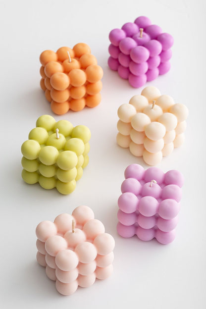 Bubble relaxation scented candle