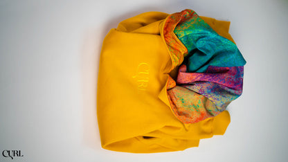 Satin hooded hoodie