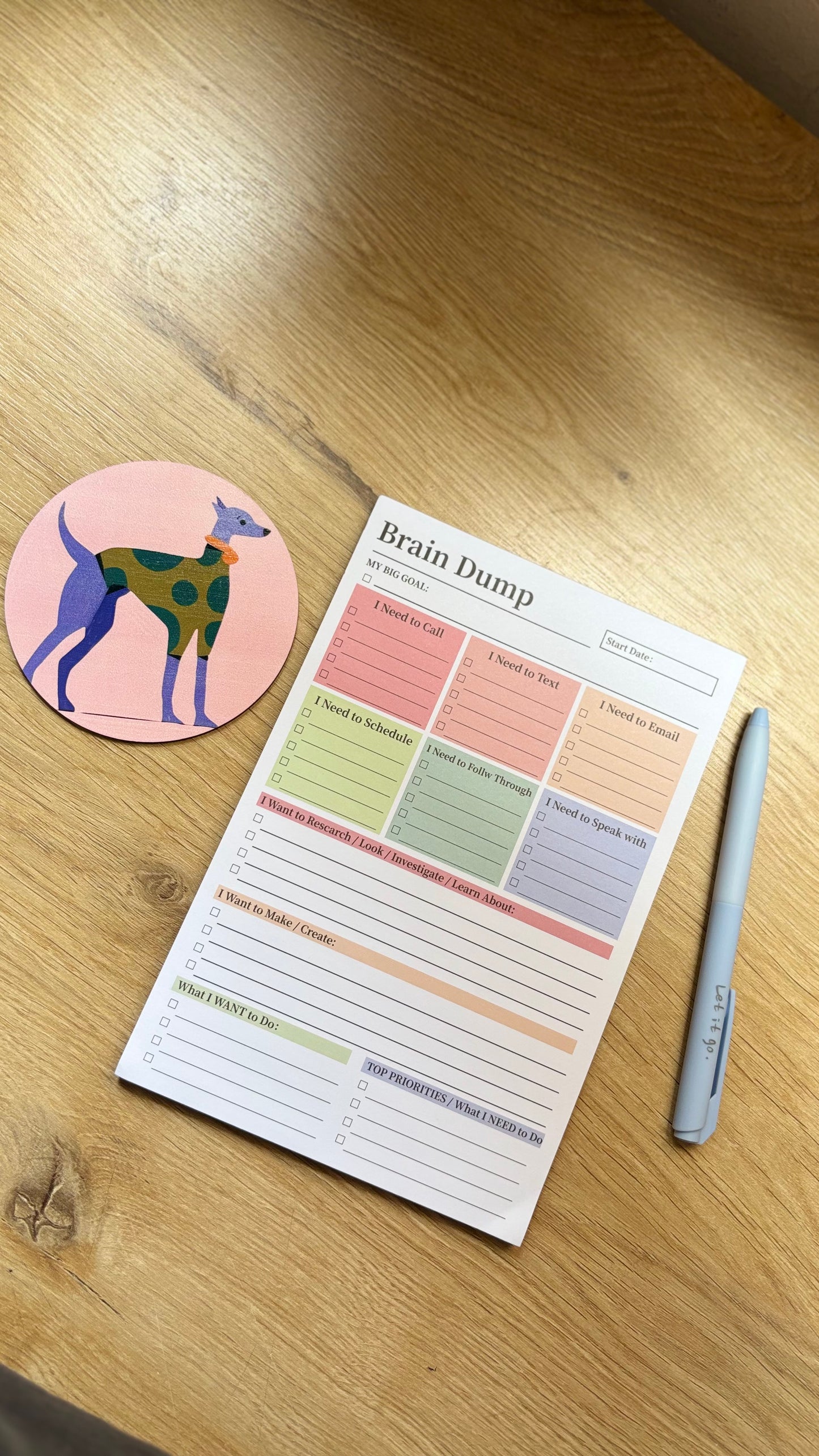 The Ultimate Brain Dump Planner Pad
