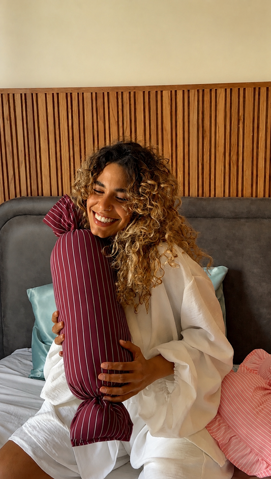 Merlot Stripe Body Pillow