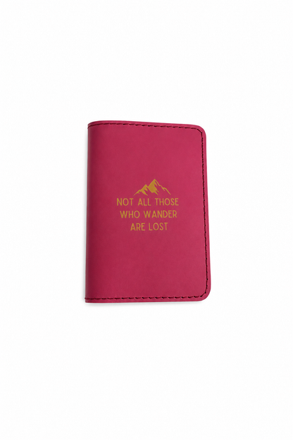 The Journey Passport Holder | Genuine Leather Passport Cover