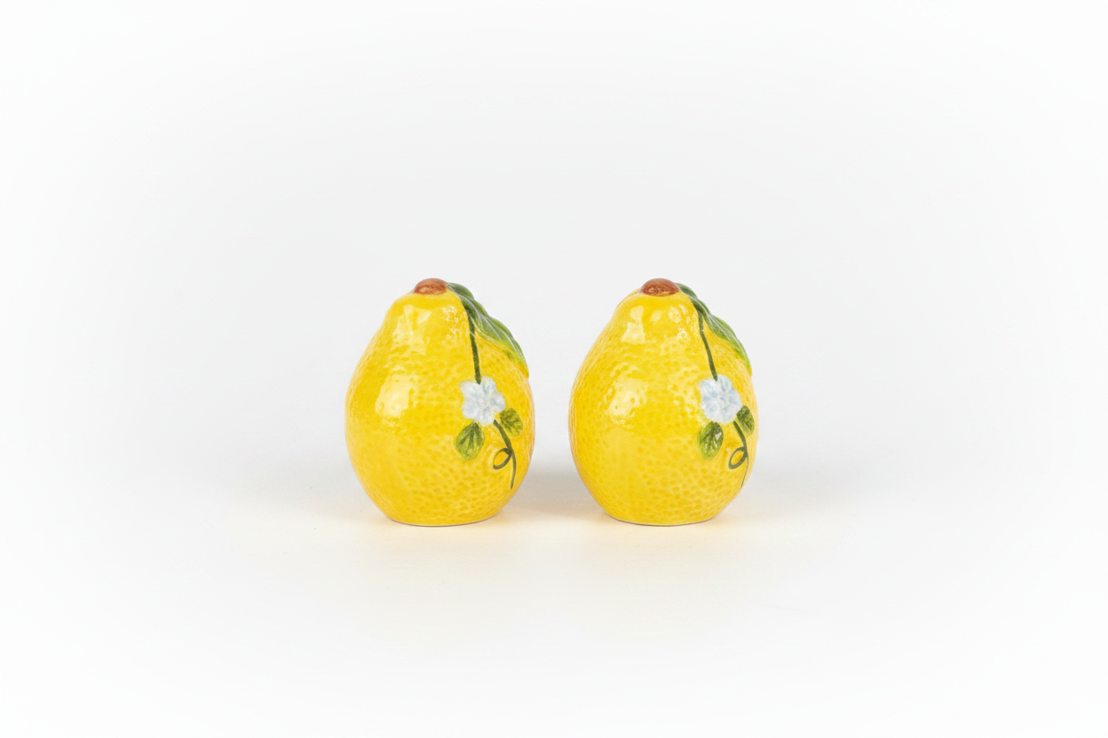Gouna Amalfi Lemon Salt & Pepper Shakers