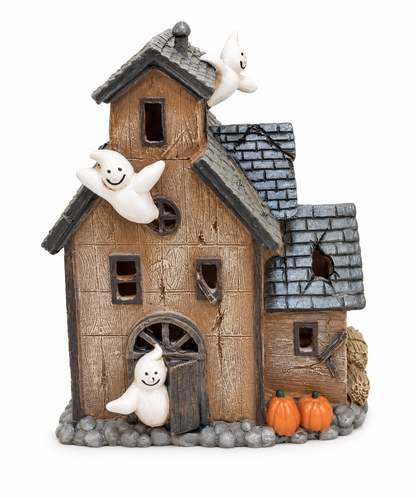 👻 Haunted Hollow Light-Up House
