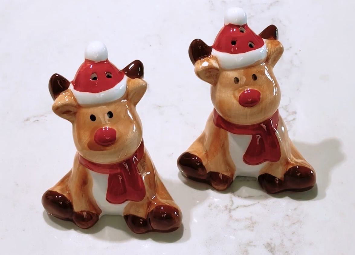 Festive Christmas Shaker Collection salt&pepper set| limited discount✨