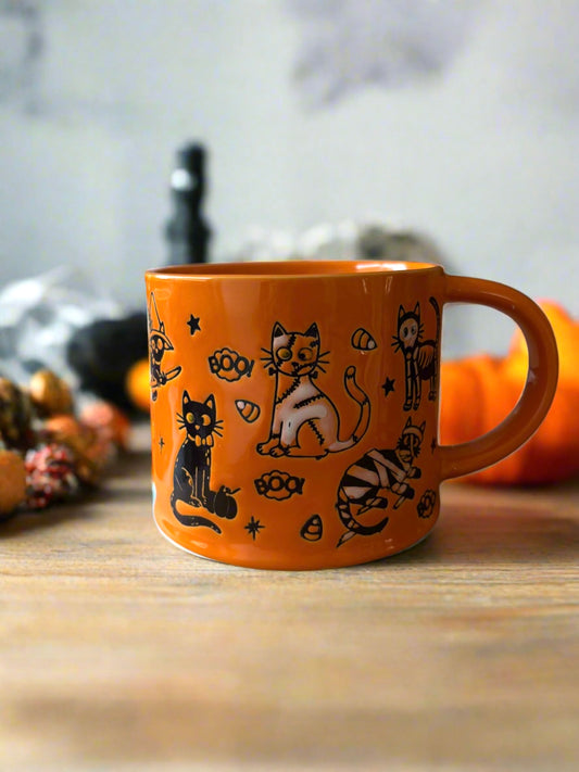 Chunky Boo Cat Mug 🐈‍⬛