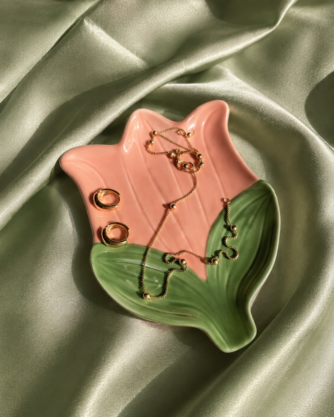Tulip Bloom Jewelry Dish