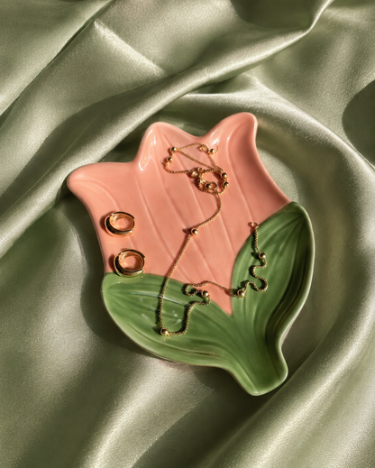 Tulip Bloom Jewelry Dish