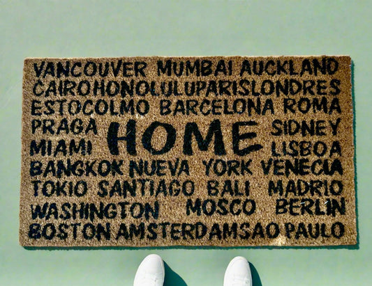 World is my Home doormat