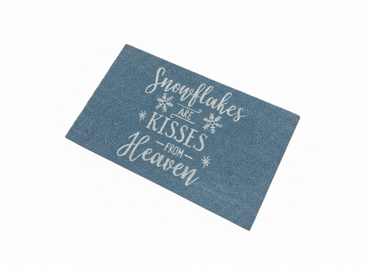 ❄️ Snowflakes & Kisses Doormat