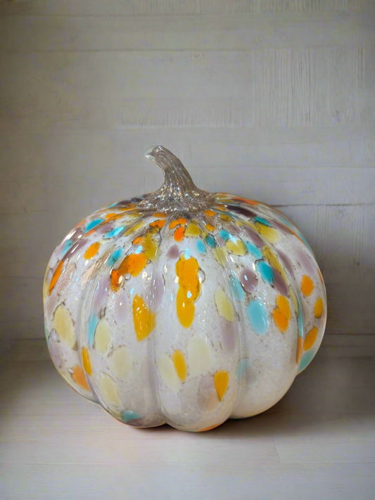 ✨ Confetti Glass Pumpkin